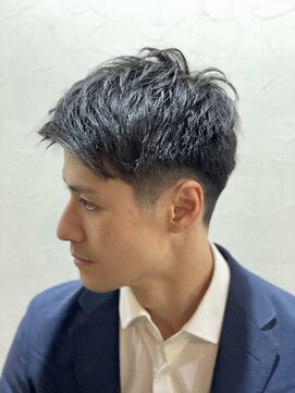 ヒロギンザ 銀座一丁目店(HIRO GINZA) アップバンク×ツーブロック