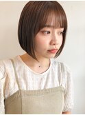 【20~40代】アッシュベージュ×抜け感ボブ