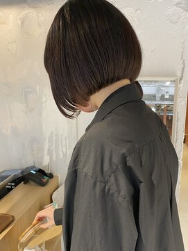 コフィー バイ メルト 吉祥寺(cofy by melt) 【三ツ井純】前下がりボブ 透明感カラーダークブラウン 簡単