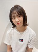 20代/30代/40代/外ハネ/くびれ/切りっぱなし/シースルーバング