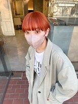 ロジェ(loje)&nbsp;【loje】　黒染めからのオレンジでヘルシースタイル☆