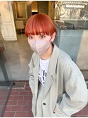 【loje】 黒染めからのオレンジでヘルシースタイル☆