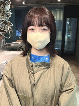 イトシテ くびれボブ×ピンクブラウン【鎌田隆雅】