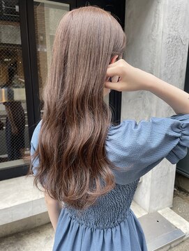 コフィー バイ メルト 吉祥寺(cofy by melt) 【松本咲花】秋カラー/チョコレートベージュ/ウェーブロング