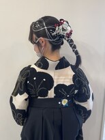 エメ 小山(Aimer)&nbsp;ポニーテール/卒業式/ヘアセット/着付け/成人式/小山