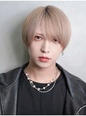 ラウンドマッシュ　ミルクティーグレージュ