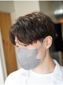緩め無造作パーマ アイロンっぽい質感 シークレットパーマ