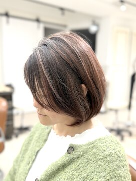 アルクバイネオリーブ 荻窪店(arc by neolive) グラデーションボブ×ピンクハイライト