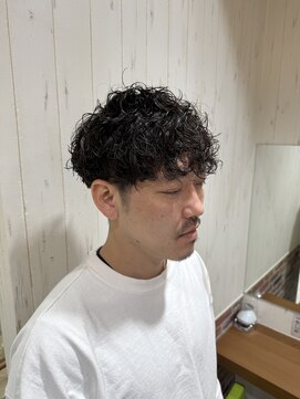 ソワン ドゥ ブレス 立花店(soin de brace) シャドウパーマメンズパーマ波巻きパーマ/尼崎/立花