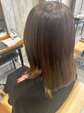 エヌアンドエー 杉戸高野台店(N&A) カジュアルに大人っぽくキマる◎艶感ミディ/髪質改善/艶感