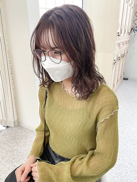 ロマーリ 岡山店(LOMARLIE) レイヤーパーマ20代30代40代ラフウェーブくびれヘア