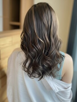 白髪ぼかし/ハイライト/大人カラー/ショコラベージュ