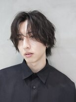 バイフィフス 原宿/表参道(by fifth)&nbsp;シャドウパーマスパイラルパーマセンターパート大人メンズヘア