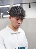 波巻きパーマ/マッシュ/ホワイトメッシュ/姫路