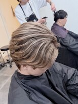 アンダーバーホワイト 広島 並木店(_WHITE)&nbsp;広島メンズバレイヤージュ/ブリーチ/ダブルカラー/ハイライト