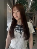ダークパープル/ナチュラルショート/ミルクブラウン/夏/一宮
