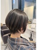 大人可愛い小顔ひし形ショートショートボブ髪質改善20代30代40代