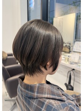 メモリーズ 水天宮前店(Memories) 大人可愛い小顔ひし形ショートショートボブ髪質改善20代30代40代