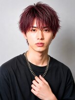 メンズイケメンパラダイス(Men'sイケメンパラダイス)&nbsp;Men'sブリーチなしダブルカラー韓国風メンズマッシュ