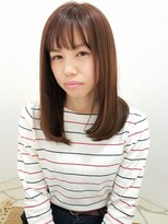 ヘアーアンドメイク ソファー 泉中央店(hair&make Sofa) やわらかコーラルピンク