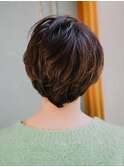 無造作ショートボブ
