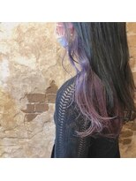 マギーヘア(magiy hair) [magiy hair yumoto]バイオレットインナーカラー