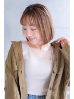 ケイト(kate)&nbsp;【kate】大宮☆　ミルクティーベージュ×ワンカールボブ