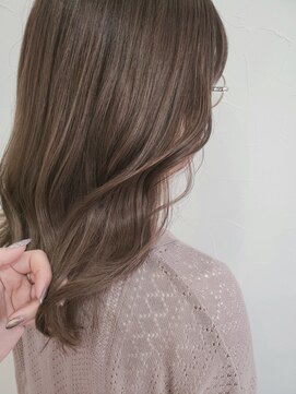 フゥカ 売市店(fuka) オリーブベージュ×ミディアムスタイル