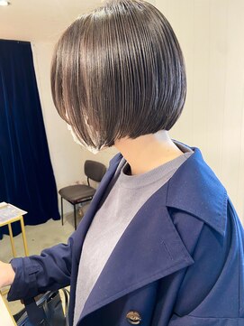 レトン 銀座(leton) テラコッタ/ミニウルフ/くすみブルー/くびれヘア/ウルフマッシュ