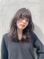 マグノリア(MAGNOLiA) 顔まわりが可愛い◎Sカールで作るエアリーミディ・・・HINATA