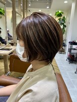 ジェービーヘア 稲毛(jb hair)&nbsp;大人かわいいペールベージュハイライトカラー