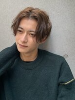 ダブルオーバイオーバーレイ 武蔵新城(w/o by Overlay)&nbsp;【韓国メンズ】スパイラルパーマ×ベージュカラー