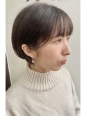 【morio池袋】丸みショートボブ○