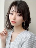 大人かわいいこなれミディ/美髪/くびれヘア/新宿20代30代40代