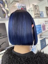 ルートエイチ 市川(Root H) 斜めバンググレージュカラーデザインカラーシルキーベージュ