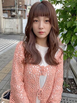 イェッカ パビル(YECCA pabil) オン眉×チョコレートカラー