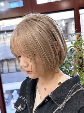 ヲタク(wotaku.) ミルクティーベージュダブルカラーインナーカラーケアブリーチ