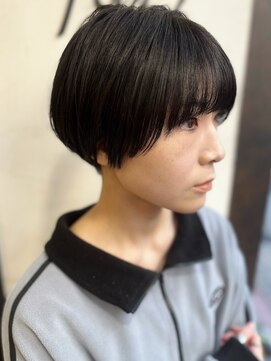 ラウンジ モリオ イケブクロ(Lounge MORIO Ikebukuro) クールな刈り上げマッシュショート