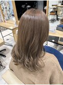 ハイライト×明るめベージュ