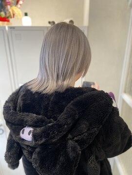 アソビセカンド 原宿(ASOBI 2nd) 前髪/マチルダボブ/ピンクベージュ/インナーグレージュ/表参道