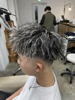 【TAKASHI】ツイストホワイトメッシュ