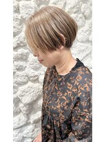 モアナバイヘッドライト 沖縄八重瀬店(Moana by HEADLIGHT)&nbsp;Moana【八重瀬】#ショート#白髪ぼかしカラー  #20代30代40代50代