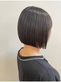 切りっぱなしボブ/ショートボブ