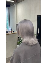 セシルヘアー なんば店(Cecil hair)&nbsp;2ブリーチ/シルバー/ホワイトシルバー