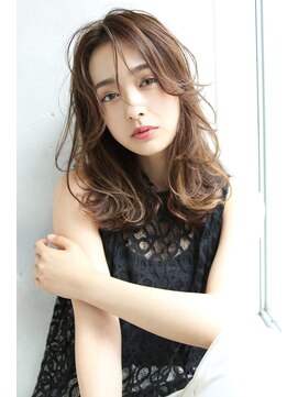 マルフェ 天王寺(marfe) 【marfe】ハイライト＿レイヤーカット＿髪質改善ミディアム