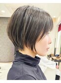 【御徒町】前下がりひし形大人ショート20代30代40代50代