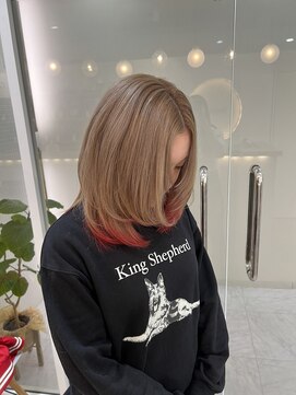 シアアルン 新小岩店(SHEER alun) レイヤーカット×裾カラー/SHEERalun新小岩店