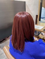 スーリール 姪浜店(Sourire) ブリーチなしピンクカラー