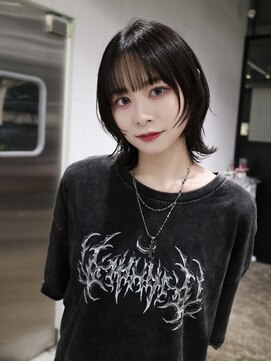 アマトウキョウ アユンチェ(AMA TOKYO×AYUNCHE) 黒髪ボブウルフ