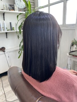 クッキー ヘアーアンドメイク(COOKIE Hair&Make) 【COOKIE】サラ艶ストレート×艶カラー